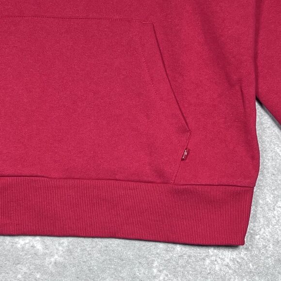 Levi's Sweatshirt Boys Kids Size X-Large Red Long Sleeve Pullover Hoodie - Picture 6 of 16